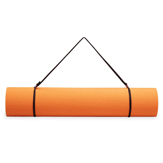 Gaiam Essentials Thick and Thin Yoga Mat Fitness & Exercise Mat with Easy-Cinch Carrier Strap - My Store