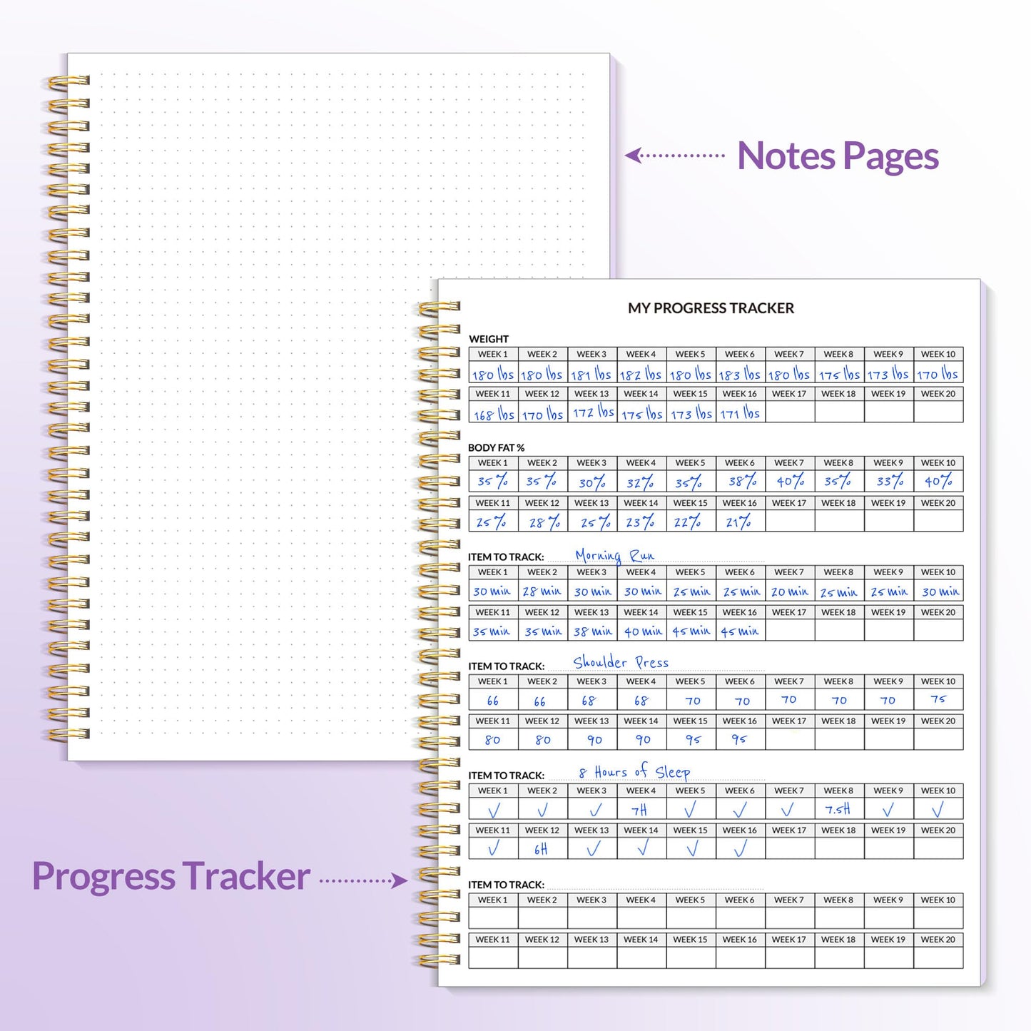 Fitness Journal Workout Planner for Women & Men, A5 (6.4" x 8.3") Workout Journal Log Book Planner Gift for Track Gym Essentials, Home Workouts, Track Progress, Achieve Wellness Goals, Black - My Store