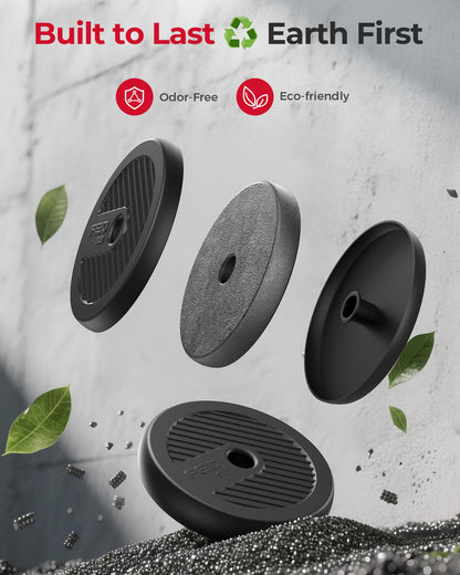 FEIERDUN Adjustable Dumbbells, 20/30/40/45/70/90lbs Free Weight Set with Connector, 5 in1 Dumbbells Set Used as Barbell, Kettlebells, Push up Stand, Weight Plate, Fitness Exercises for Home Gym Suitable Men/Women - My Store