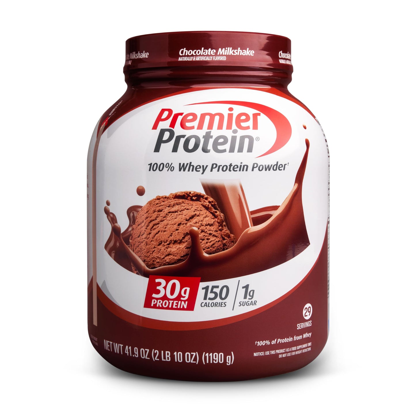 Premier Protein Powder, Vanilla Milkshake, 30g Protein, 1g Sugar, 100% Whey Protein, Keto Friendly, No Soy Ingredients, Gluten Free, 17 Servings, 23.3 Ounces - My Store