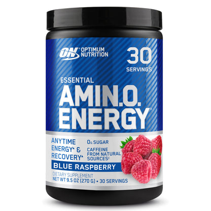 Optimum Nutrition Amino Energy - Pre Workout with Green Tea, BCAA, Amino Acids, Keto Friendly, Green Coffee Extract, Energy Powder - Concord Grape, 65 Servings (Packaging May Vary)