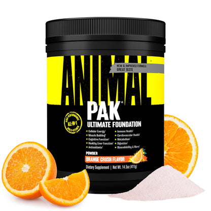 Animal Pak - Convenient Multivitamin for Men & Women Daily All-in-One Vitamin & Supplement Pack - Zinc, Vitamins C, B, D, Amino Acids, and Immune Support - Sports Nutrition Performance - 44 Count - My Store