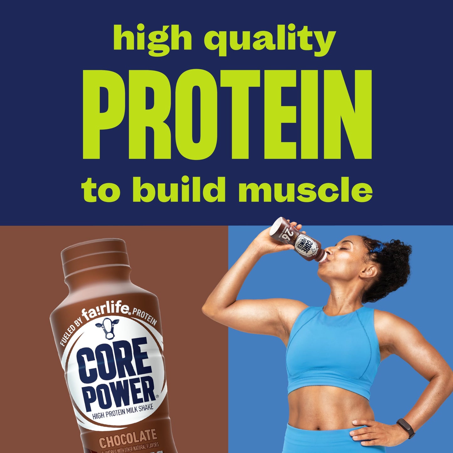 Core Power Protein Shake, Chocolate, 26g Bottle, 14oz, 12 Pack - My Store