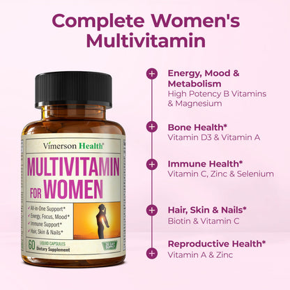 Multivitamin for Men – Methylated Mens Multivitamins & Multiminerals Capsules with Vitamin B12, A, D, C, Zinc, Magnesium & More for Complete Daily Support – High Potency Bioavailable Vitamins for Men - My Store