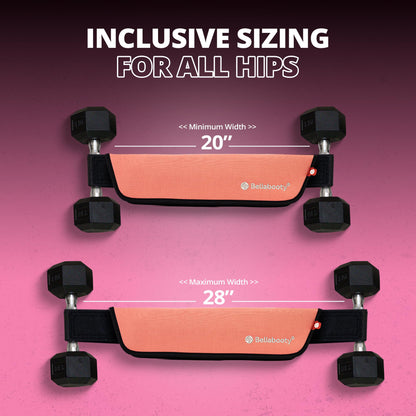 Bellabooty OG Belt - Bellabooty Exercise Hip Thrust Belt – For Dumbbells, Kettlebells, and Plates – Slip-Resistant Padding for Hip Protection – Perfect for Gym, Home, and On-the-Go Workouts