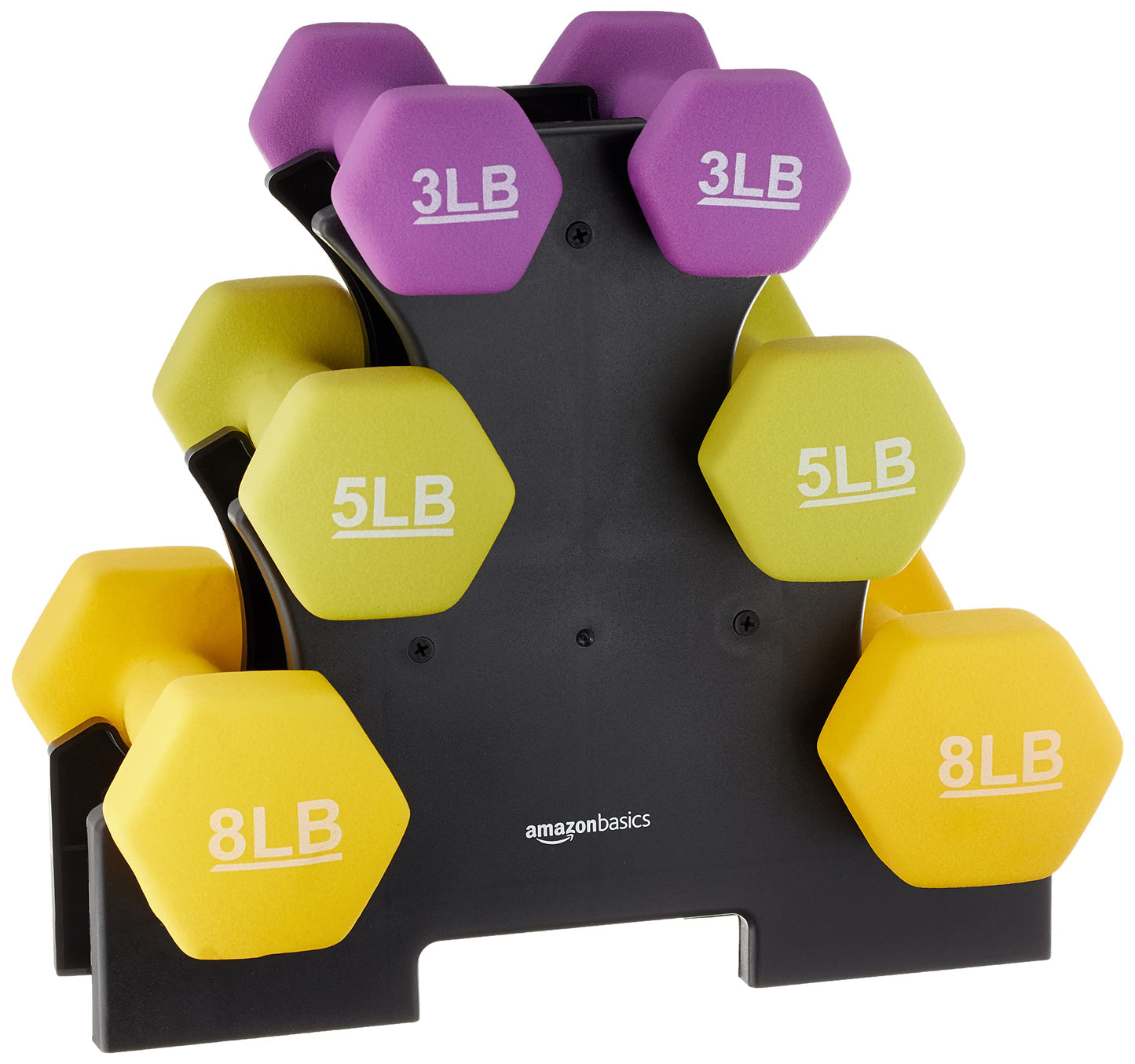 Amazon Basics Neoprene Dumbbell Hand Weights for Exercise and Muscle Toning - My Store