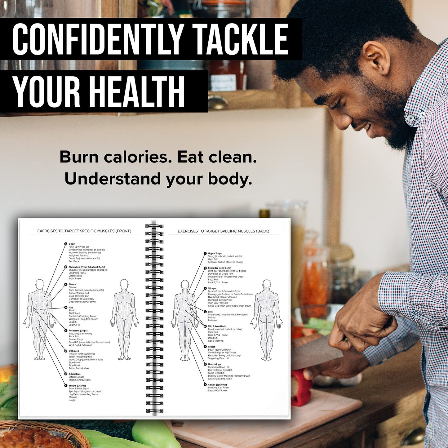 NewMe Fitness Journal for Women & Men, Food & Workout Journal, Planner Log Book to Track Weight Loss, Muscle Gain, Home Gym Exercise, Bodybuilding Progress, Daily Nutrition & Personal Health Tracker - My Store