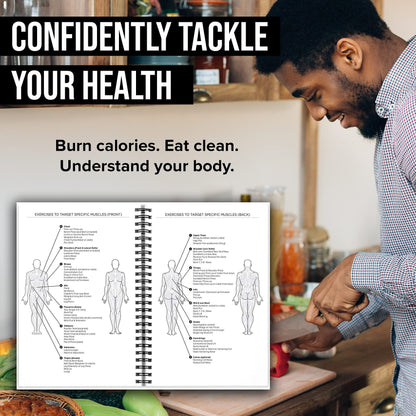 NewMe Fitness Journal for Women & Men, Food & Workout Journal, Planner Log Book to Track Weight Loss, Muscle Gain, Home Gym Exercise, Bodybuilding Progress, Daily Nutrition & Personal Health Tracker - My Store