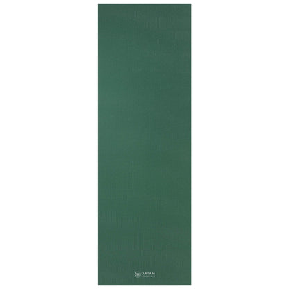 Gaiam Essentials Thick and Thin Yoga Mat Fitness & Exercise Mat with Easy-Cinch Carrier Strap - My Store