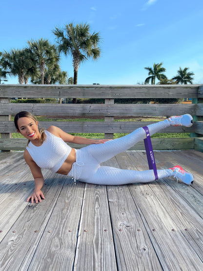 Fit Simplify Resistance Loop Exercise Bands with Instruction Guide and Carry Bag, Set of 5 - My Store