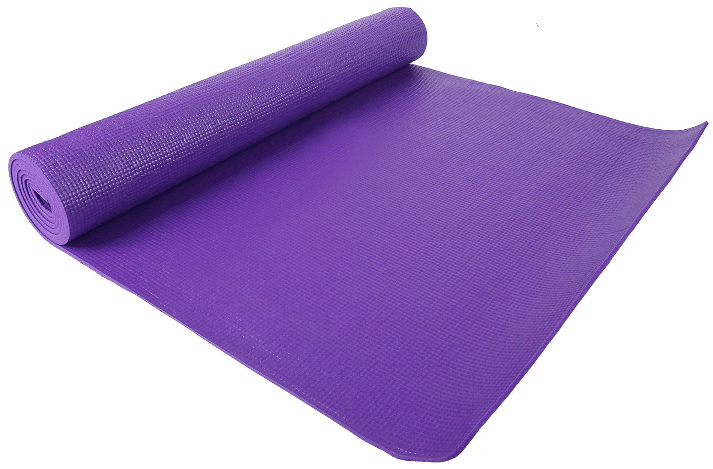Fitvids All Purpose 1/4-Inch High Density Anti-Tear Exercise Yoga Mat with Carrying Strap, Multiple Colors