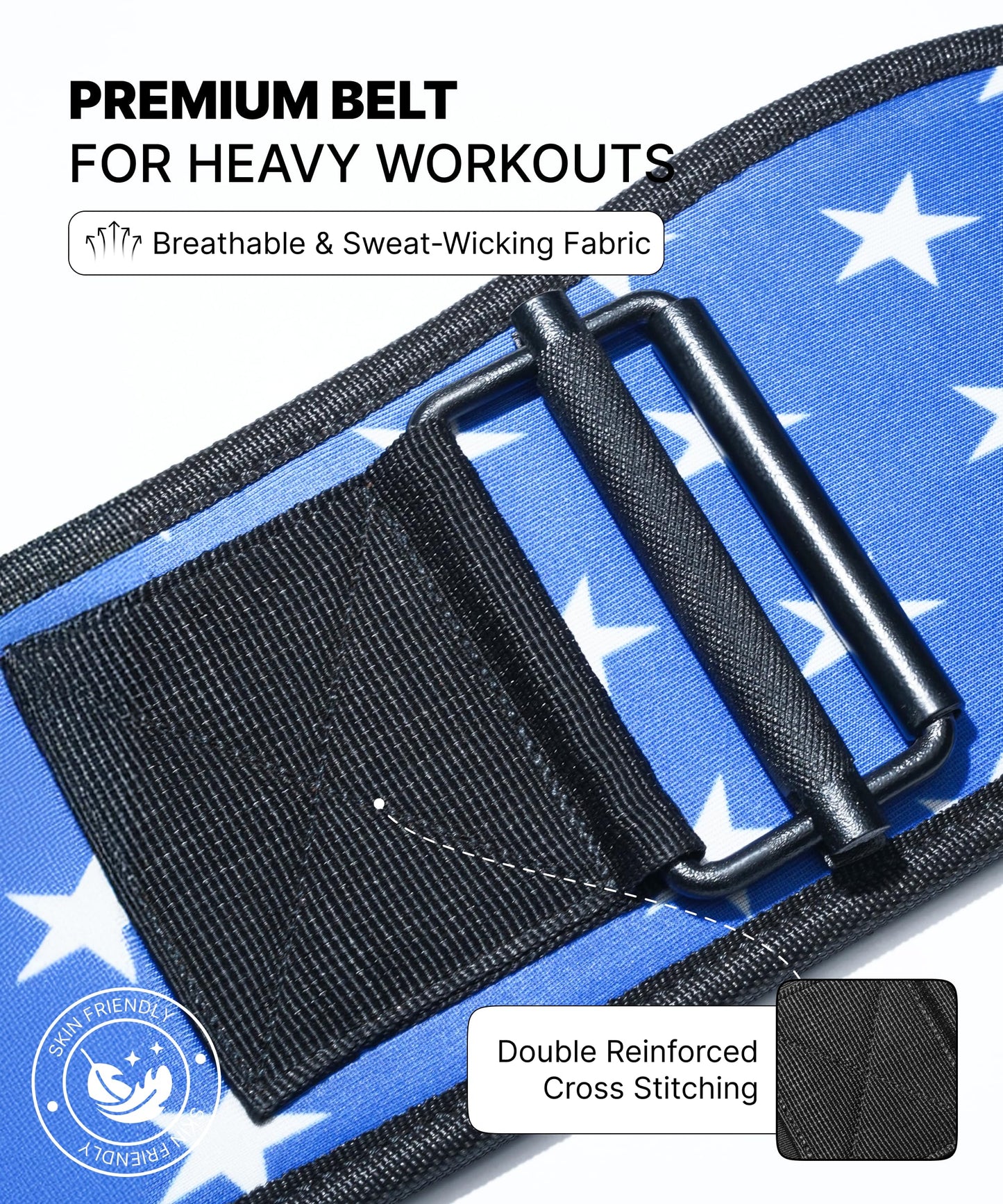 DMoose Fitness Weight Lifting Belt for Squats, Deadlift & Intense Workout - 6" Adjustable Fit Auto Lock Weightlifting Belt for Men & Women - Neoprene Gym Belts for Stability & Lumbar Back Support - My Store