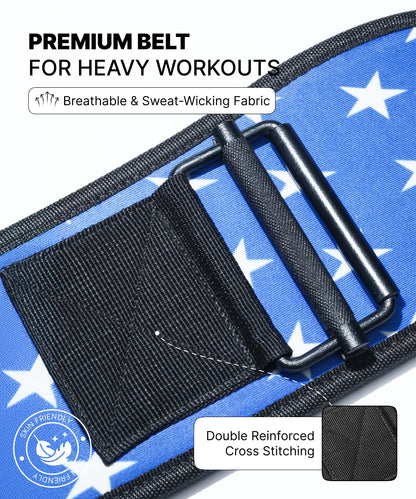 DMoose Fitness Weight Lifting Belt for Squats, Deadlift & Intense Workout - 6" Adjustable Fit Auto Lock Weightlifting Belt for Men & Women - Neoprene Gym Belts for Stability & Lumbar Back Support - My Store