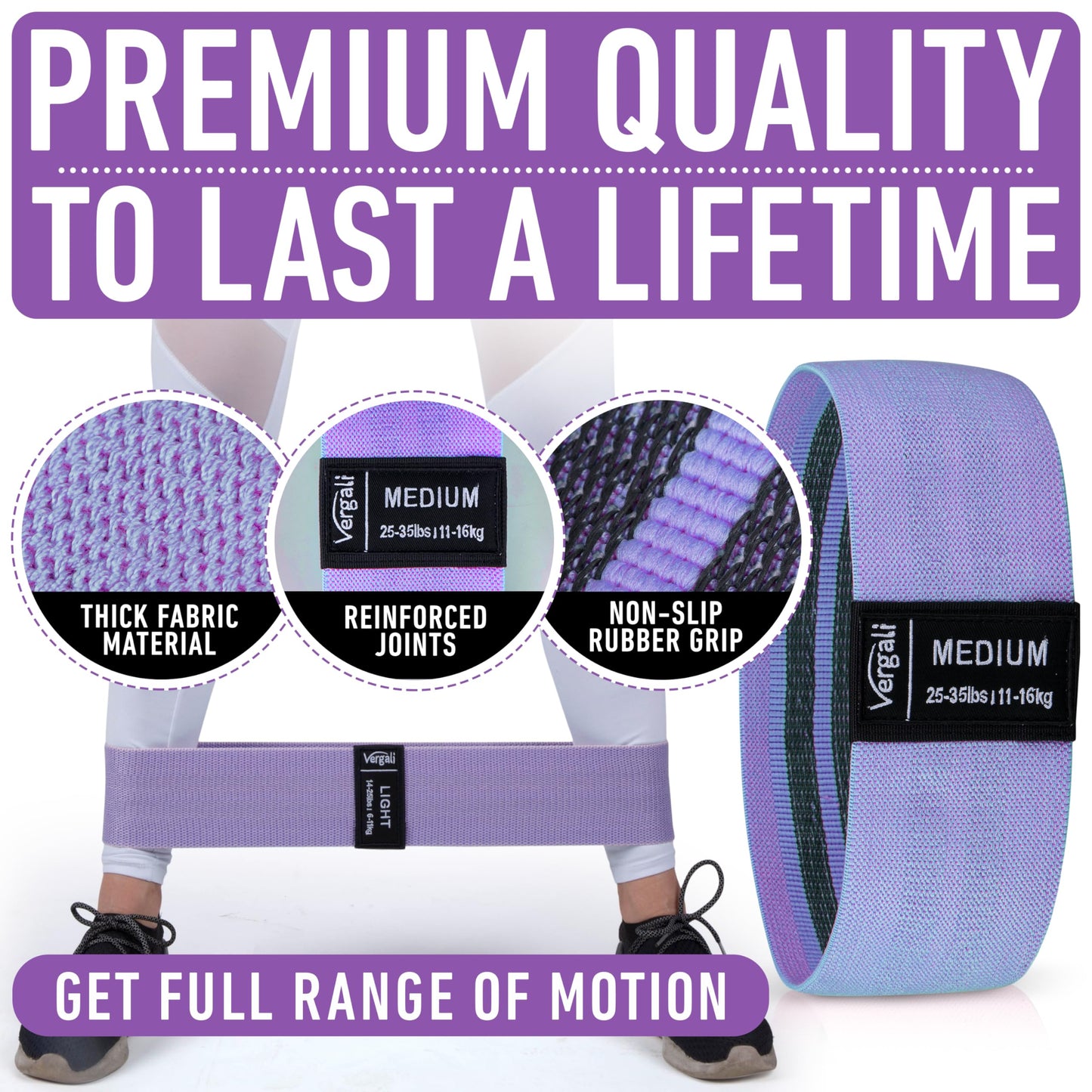 Resistance Bands for Working Out with Workout Bands Guide. 4 Booty Bands for Women Men Fabric Elastic Bands for Exercise Bands Resistance Bands for Legs Bands for Working Out Hip Thigh Glute Bands Set - My Store