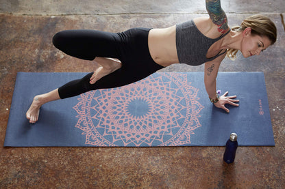 Gaiam Print Yoga Mat, Non Slip Exercise & Fitness Mat for All Types of Yoga, Pilates & Floor Exercises - My Store