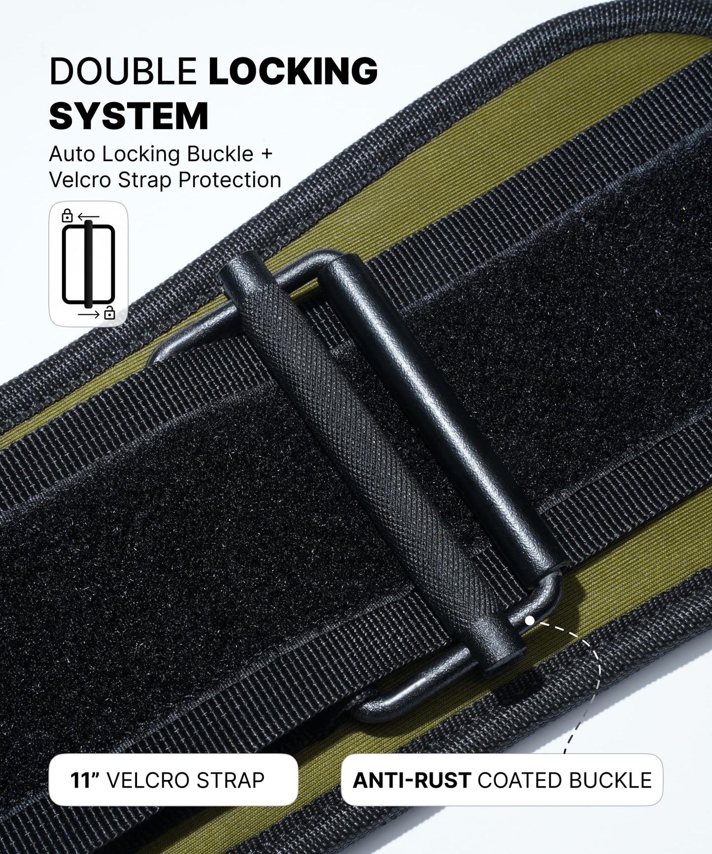 DMoose Fitness Weight Lifting Belt for Squats, Deadlift & Intense Workout - 6" Adjustable Fit Auto Lock Weightlifting Belt for Men & Women - Neoprene Gym Belts for Stability & Lumbar Back Support - My Store