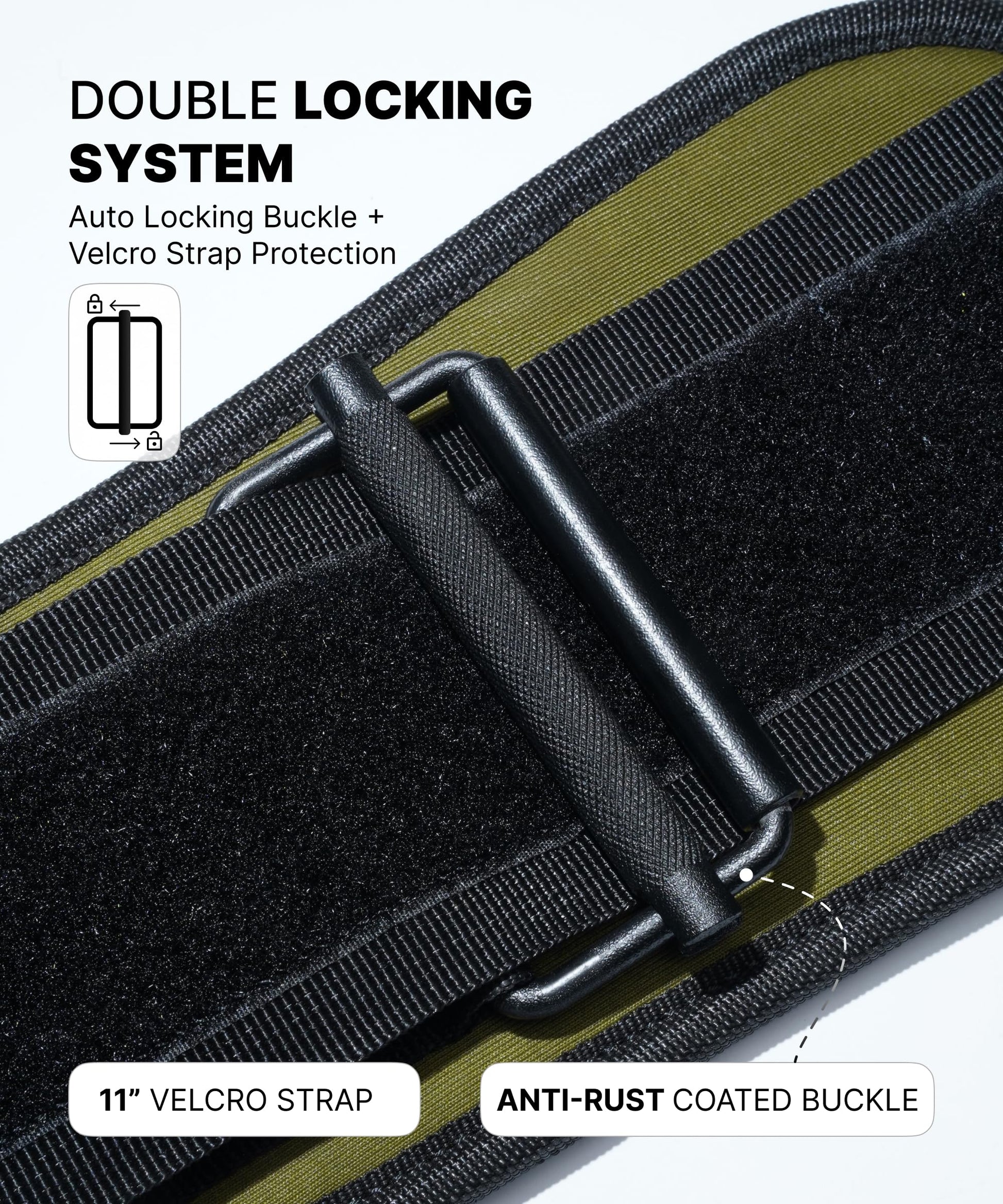 DMoose Fitness Weight Lifting Belt for Squats, Deadlift & Intense Workout - 6" Adjustable Fit Auto Lock Weightlifting Belt for Men & Women - Neoprene Gym Belts for Stability & Lumbar Back Support - My Store