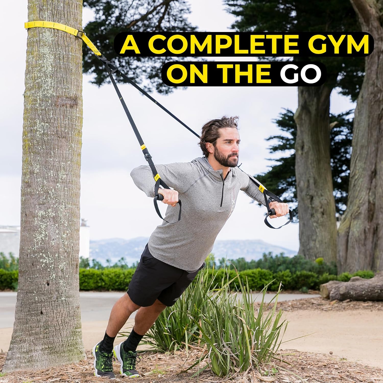 TRX GO Suspension Trainer, At Home, Portable Gym Workout, For Strength Training, Full Body Exercise Equipment - My Store