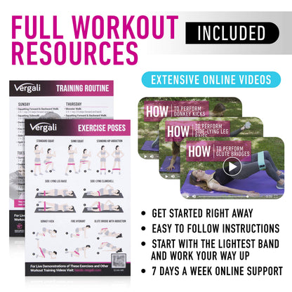 Resistance Bands for Working Out with Workout Bands Guide. 4 Booty Bands for Women Men Fabric Elastic Bands for Exercise Bands Resistance Bands for Legs Bands for Working Out Hip Thigh Glute Bands Set - My Store