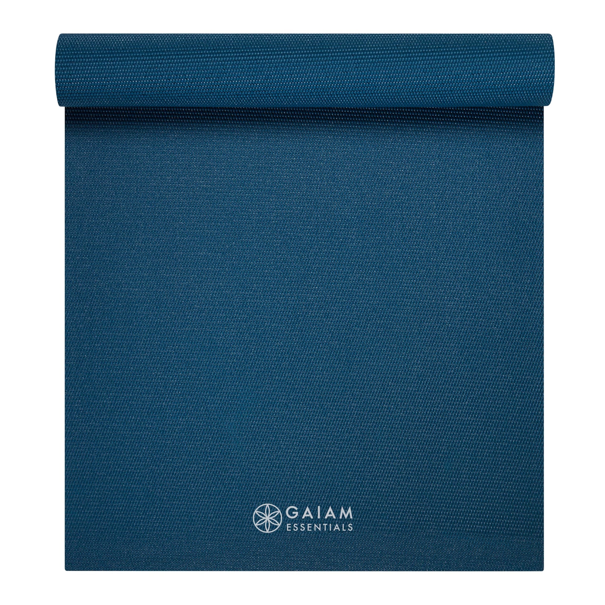 Gaiam Essentials Thick and Thin Yoga Mat Fitness & Exercise Mat with Easy-Cinch Carrier Strap - My Store