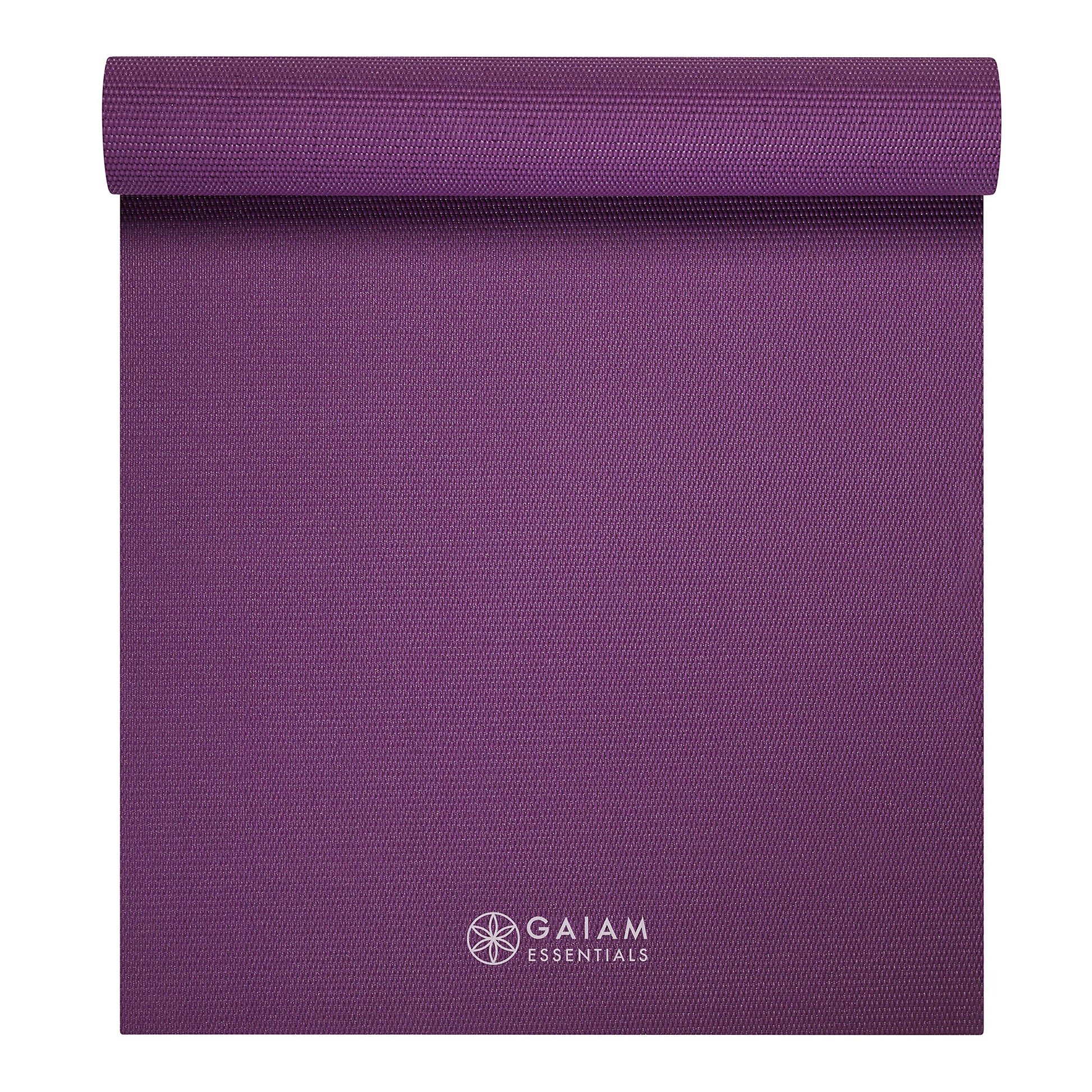 Gaiam Essentials Thick and Thin Yoga Mat Fitness & Exercise Mat with Easy-Cinch Carrier Strap - My Store